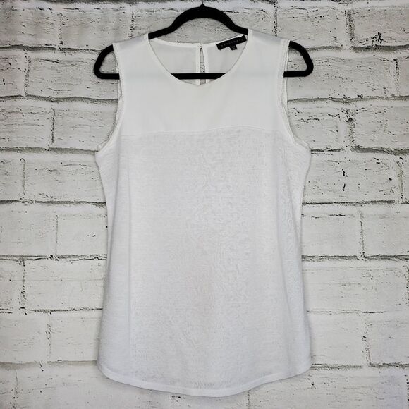 Sanctuary white Sleeveless tanktop Rayon small - Picture 1 of 8